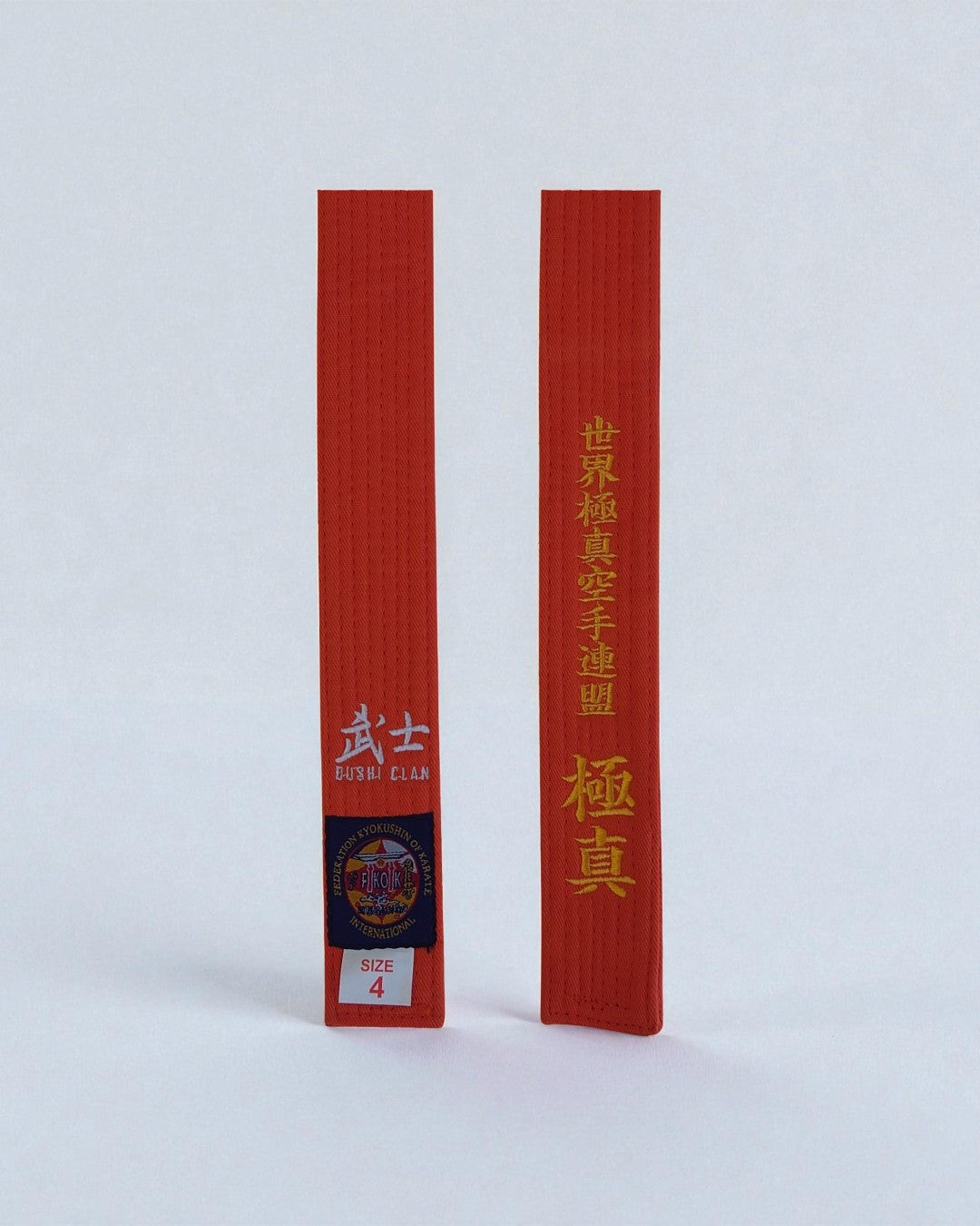 Ceinture Karaté Kyokushinkaï Orange