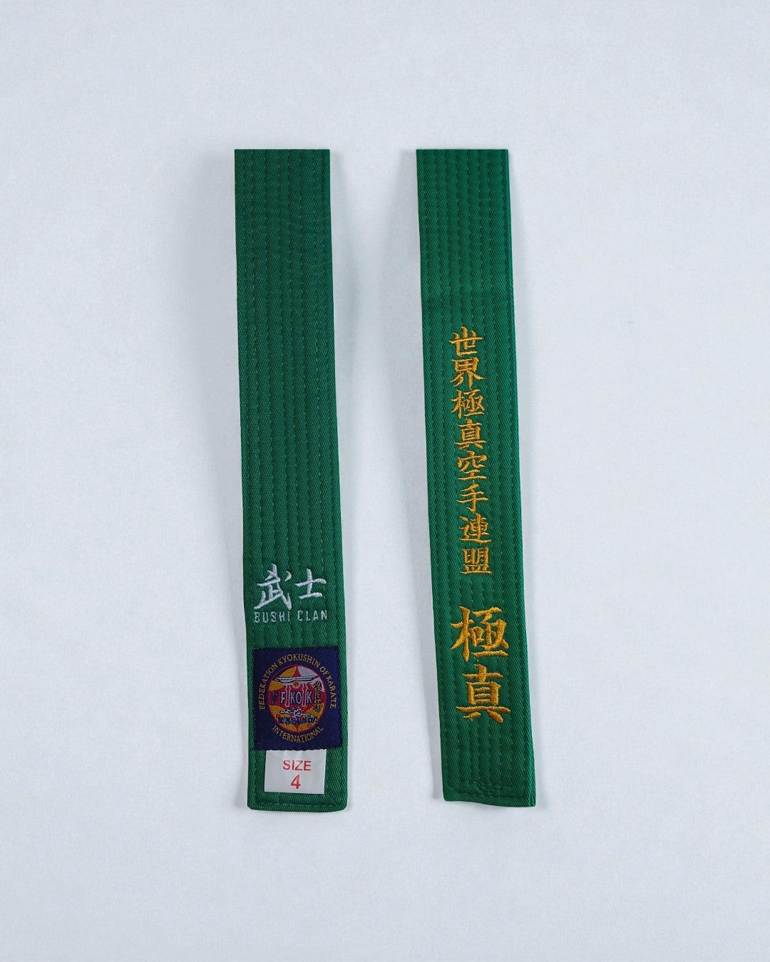 Ceinture Karaté Kyokushinkaï Verte