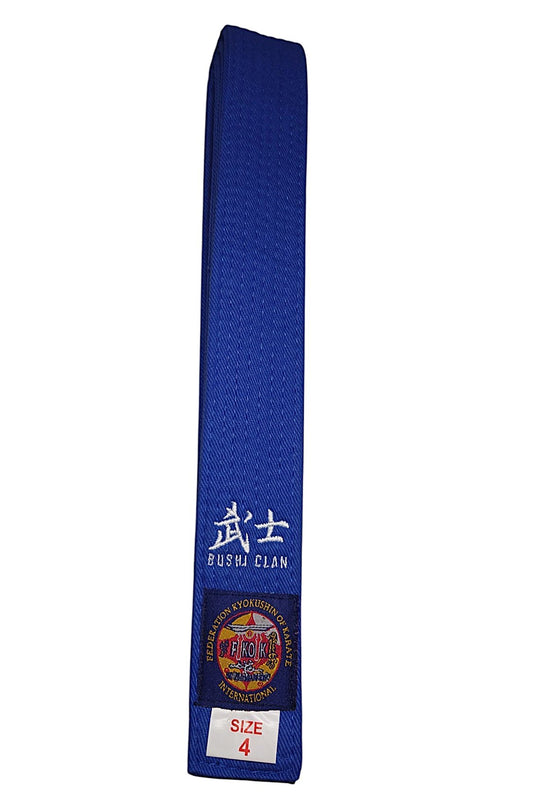Ceinture Karaté Kyokushinkaï Bleue