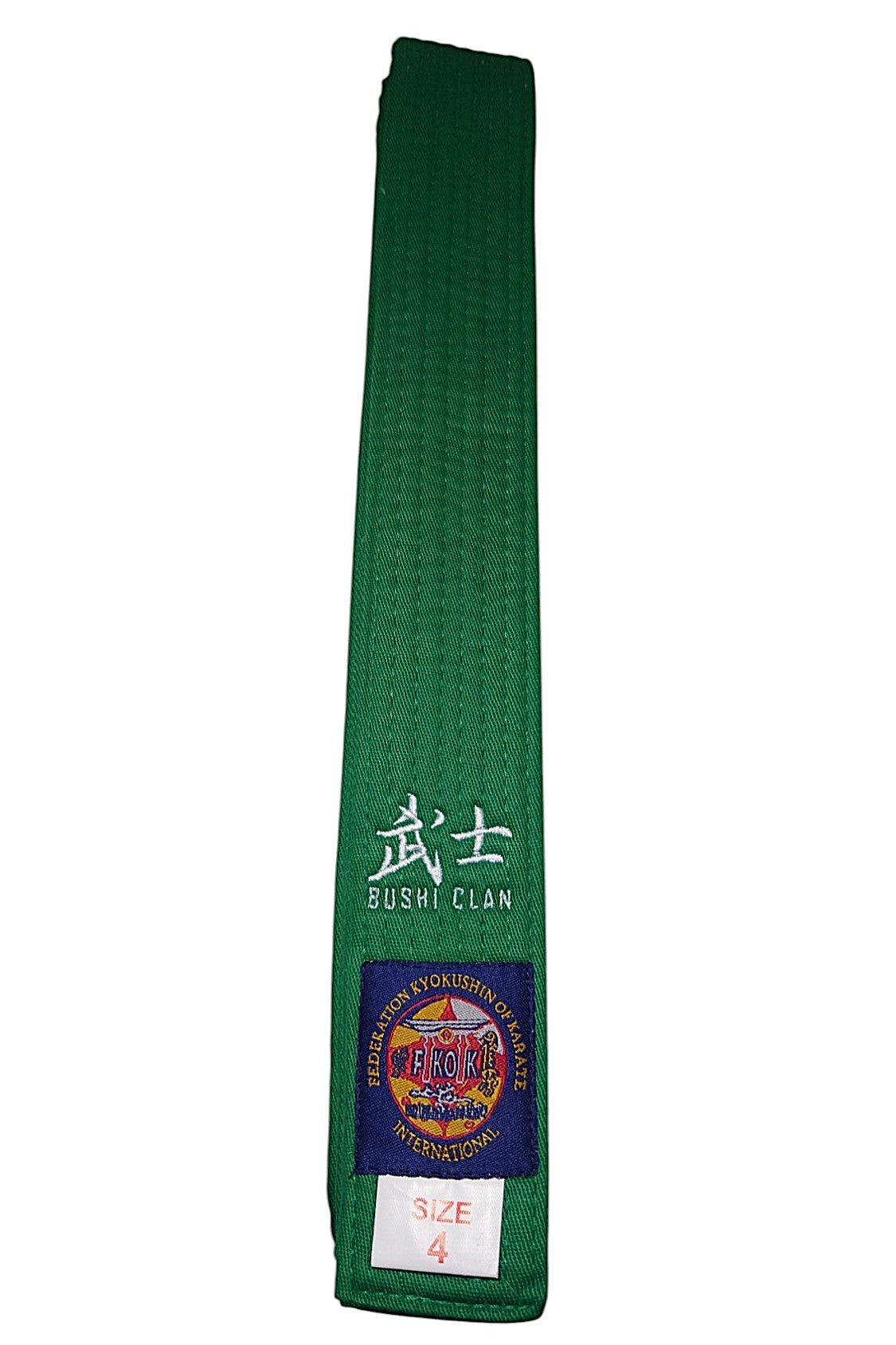 Ceinture Karaté Kyokushinkaï Verte