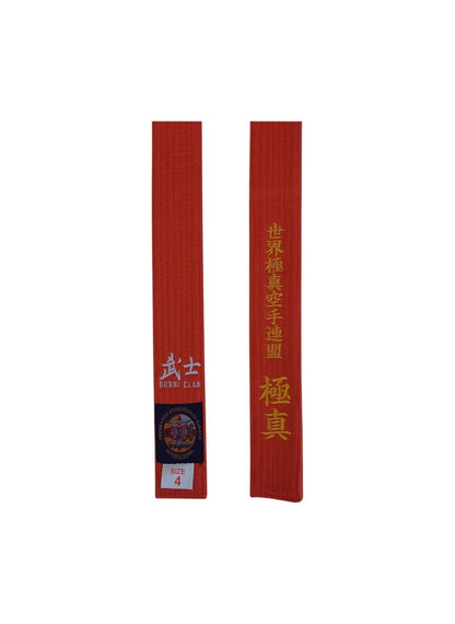 Ceinture Karaté Kyokushinkaï Orange