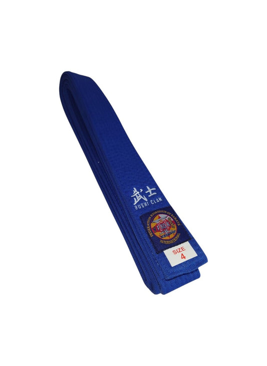 Ceinture Karaté Kyokushinkaï Bleue
