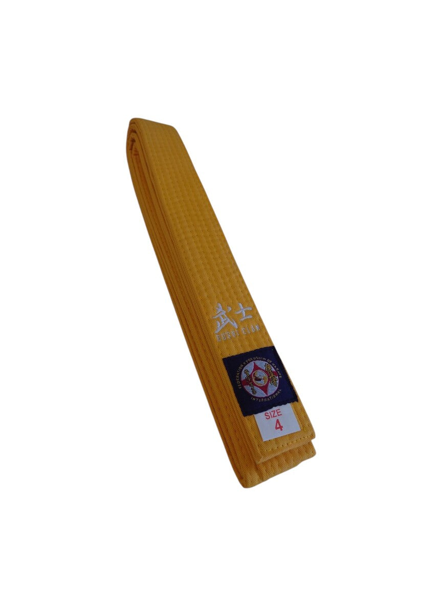 Ceinture Karaté Kyokushinkaï Jaune