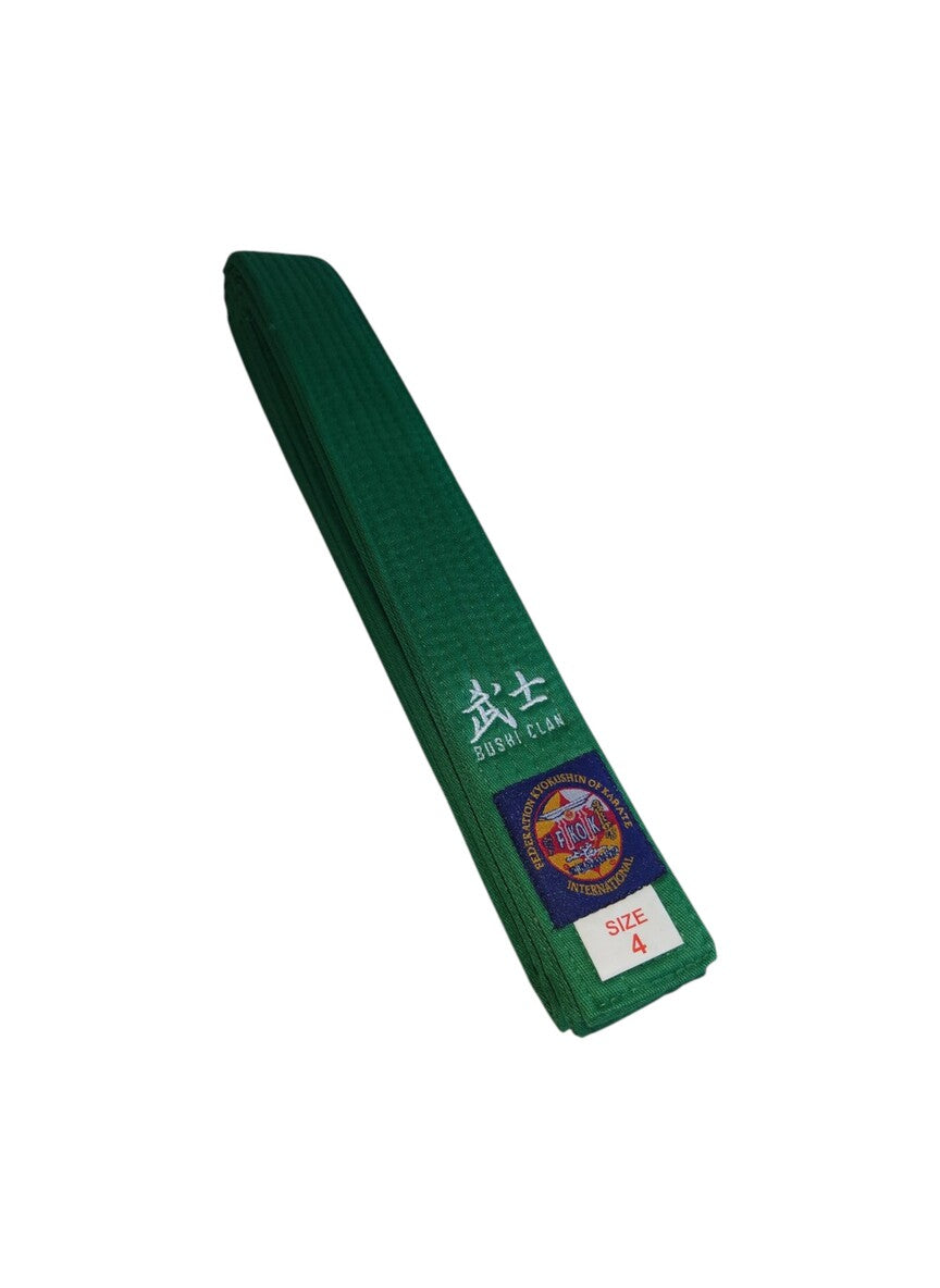 Ceinture Karaté Kyokushinkaï Verte