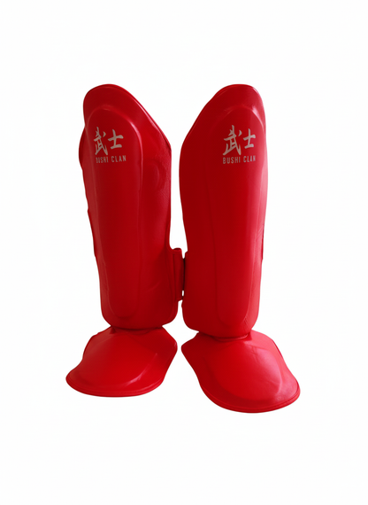 Protèges-tibias V2 Rouges