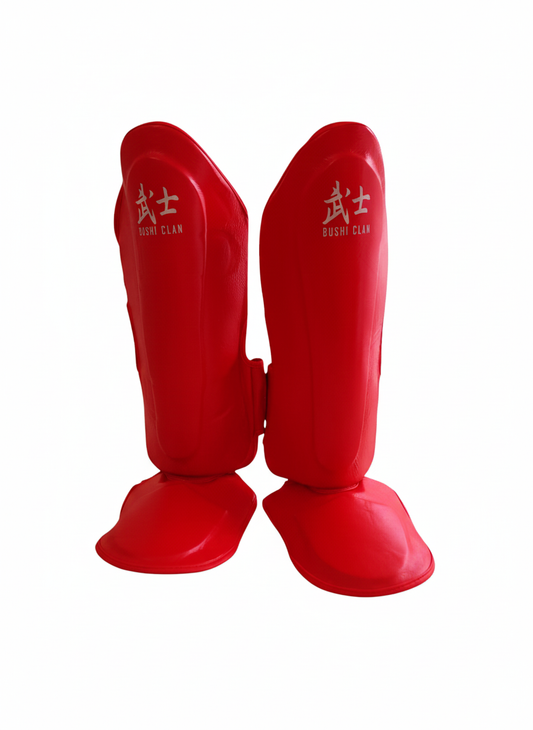 Protèges-tibias V2 Rouges