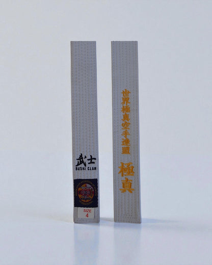 Ceinture Karaté Kyokushinkaï Blanche