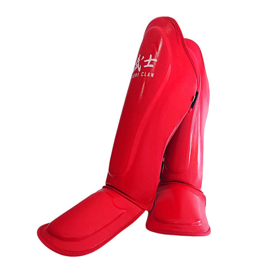 Protèges-tibias Rouges